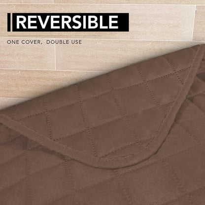 Easy-Going Sectional Couch Covers for Dogs L Shape Sofa Cover Reversible Sofa Slipcover Chaise Lounge Cover Furniture Protector Cover for Pets Dog Cat (42 x 68 inches, Brown/Brown) | Soft Sofa Slipcover For Dogs, Fits Left/Right Chaise Lounge Protector...