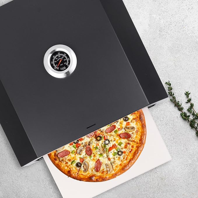 Outdoor pizza oven, a convenient pizza oven with a handle for grilling, suitable for use in courtyards and gatherings (pizza)