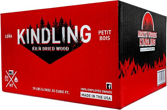 10lbs Kindling Wood - Fire Starters for Campfires - 100% Natural Firestarter for Firewood - 100+ Camping Fire Starter Sticks
