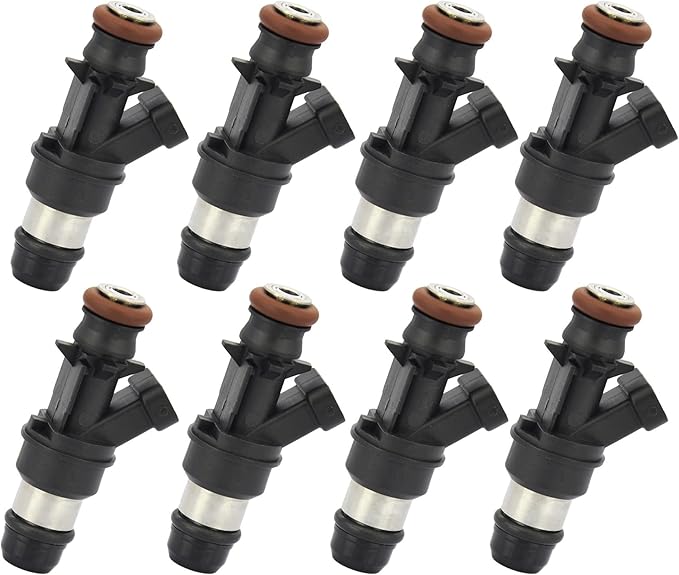 Fuel Injectors Compatible with 1999-2007 GMC Chevrolet Cadillac Hummer Isuzu Buick, Silverado Sierra Savana Express Yukon XL 1500 2500 3500 HD V8 4.8L 5.3L 6.0L Replace# FJ315, MP10006