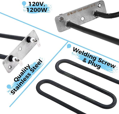 1200 Watts Smoker Heating Element Kit Replacement for Masterbuilt 40" Digital Electric Smokers, Replace 9907090039