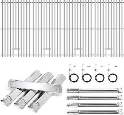 Grill Replacement Parts for Kitchenaid 740-0781, Heat Plates Grill Burners Igniters Grill Grates for Kitchenaid 740-0781 4-Burner Grill