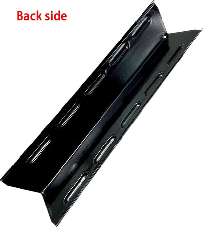 Kit DP163 (4-pack) Porcelain Steel Heat Plates Shield Tent for Charbroil 640-01303702-3, Kenmore 146.16132110, 146.16222012, 146.16133110, 146.16197210, 146.16198210, 146.16222010