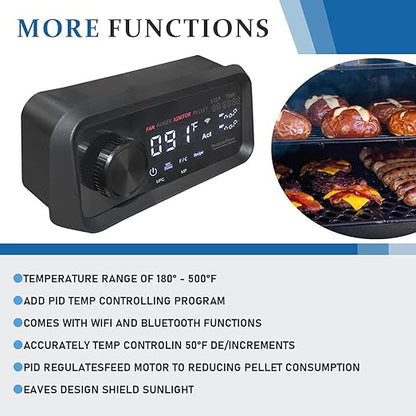 Replacement 80146 Digital PID Control Board Parts for PB850PS2, Compatible with Pit Boss Pro Series II 850 Wood Pellet Grill, Comes with WiFi and Bluetooth Function