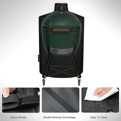 Suphomeware BBQ Grill Cover for Ceramic Grills, Waterproof and Heavy Duty Cover for Kamado Vision X-Large.