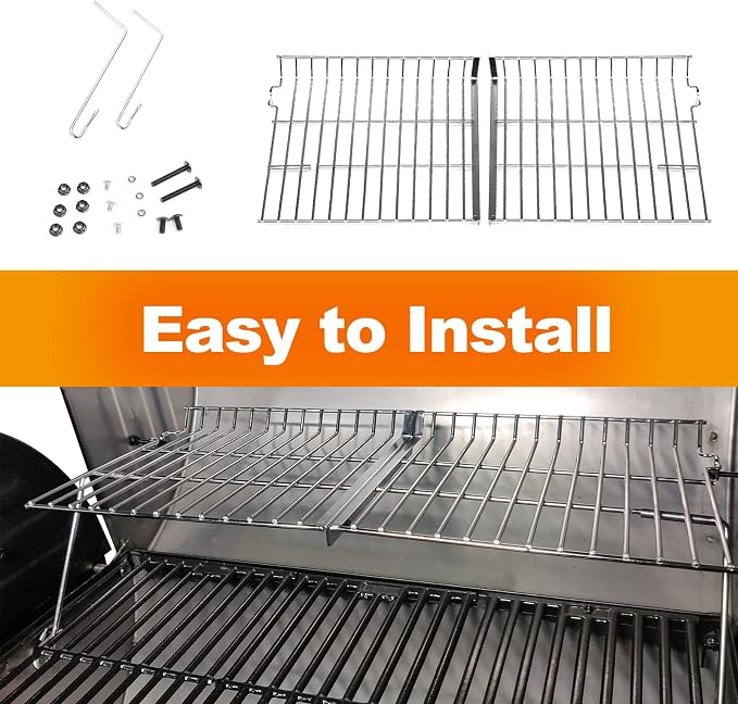 Grill Warming Rack for Char Griller Replacement Parts | Stainless Steel Warming Rack Replacement for chargriller 5050 3001 5650 5072 3008 parts
