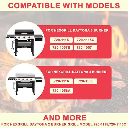 Griddle Grease Cup Liners for Nexgrill Daytona 3/4 Burner 720-1058 720-1115 720-1057 Grills, Aluminum Grease Tray Replacement for Nexgrill Daytona 30 in & 36 in Flat Top Griddle Accessories, 15 Packs
