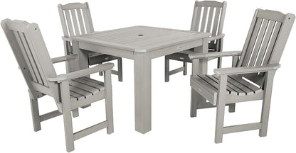 highwood Lehigh 5-Piece Square Dining Set, Harbor Gray
