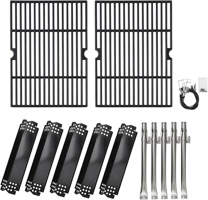 SafBbcue Grill Parts Kit for Nexgrill Replacement Parts 720-0888 720-0888N Home Depot Nexgrill Grill Parts 720-0830H 720-0783E BHG 720-0783W 720-0783H 720-0830A, Grates, Burner and Heat Plate