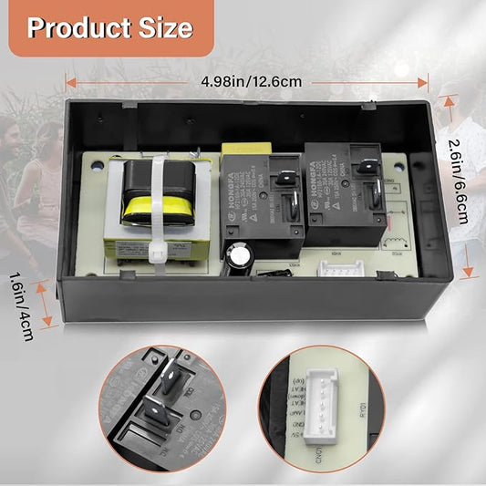 9907180018 Power Circuit Board Replacement Part Compatible with Masterbuilt MB20073519 Bluetooth Digital Electric Smoker