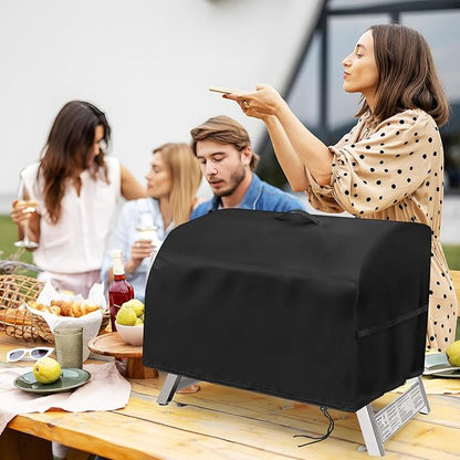 Grill Cover for Char Broil Grill2Go X200 Portable Propane Gas Grill, Waterproof Small Table Top BBQ Grill Cover, Heavy Duty 600D Outdoor Tabletop Grill Cover