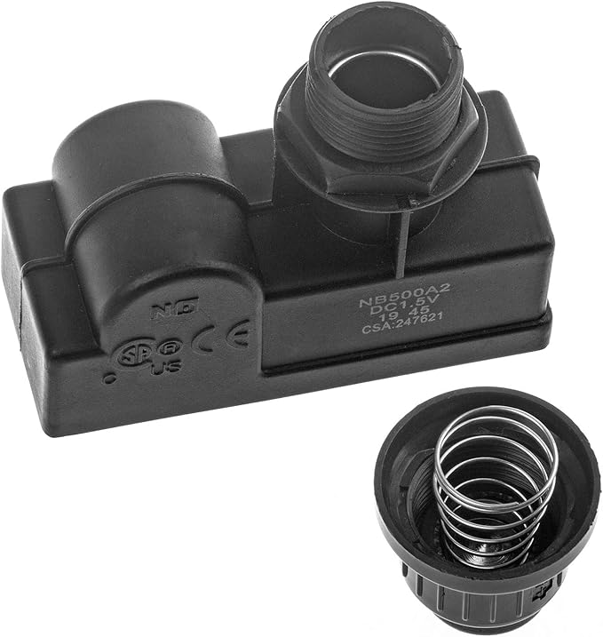 A.I.FORCE 2Pcs AAA Battery Igniter Caps, Ignitor Push Button with Springs and mounting Thread, Ignition Caps Replacement for Gas Fire Pit, BBQ, Grill, Barbecue Spark Generator