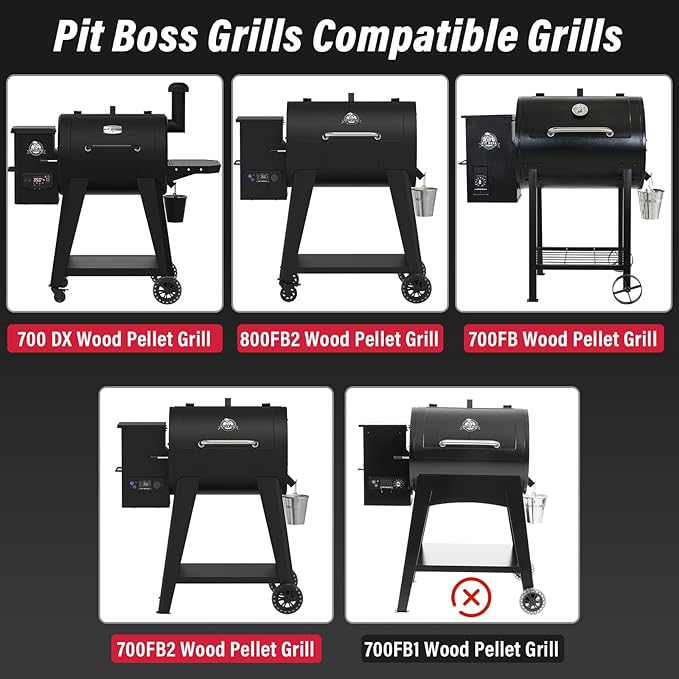 23.6 X 12.2 Folding Grill Shelf for Pit Boss 700DX 700FB 700FB2 800FB2, Easy-Check Fit Accessory for Outdoor Cooking or Use