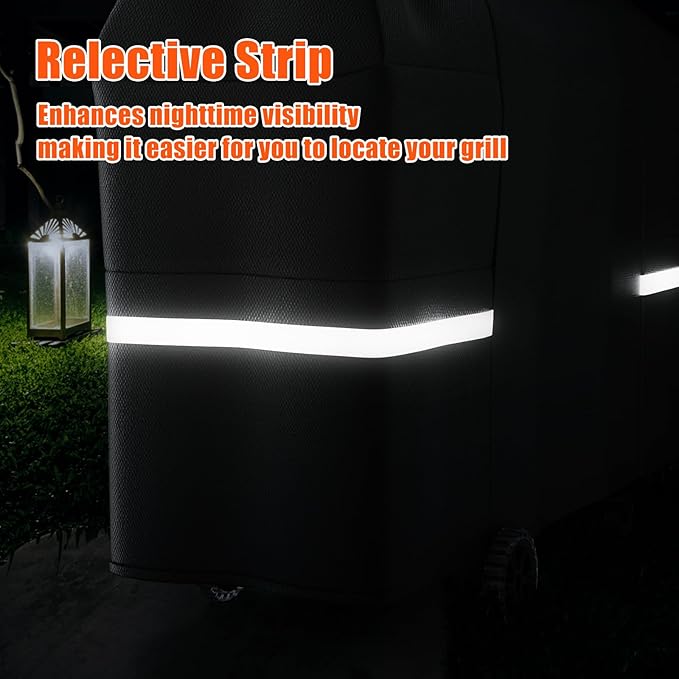 Grisun Grill Cover for Pit Boss Austin XL, Rancher XL, 1000/1100/1150 Series - 1000C, 1000D3, 1000SC, 1000SC2, 1000SQ,1000T4, 1100 Pro, 1150 Pro, 600D Anti-Fade Waterproof Pellet Grill Cover