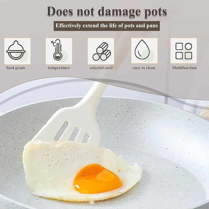 Camping Cooking Utensils Set, Silicone Cookware for Travel BBQ