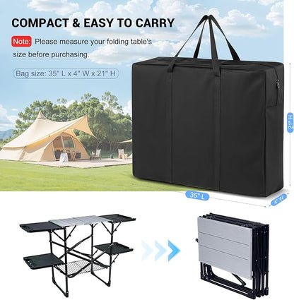 Folding Camping Table Carry Bag 35x4x21in 600D