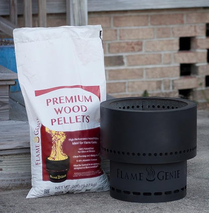 Portable Inferno Smokeless Wood Pellet Outdoor Fire Pit, Rust Proof, 13.5" Diameter, Stainless Steel