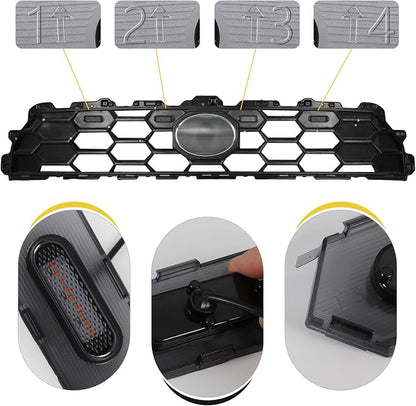 Amber Led Grills Light for 2025 Toyota 4Runner trdSport Off-Road | 4 in 1 20 6th gen 4runner Premium 2027 2026 Grille Grill Lights Accessories