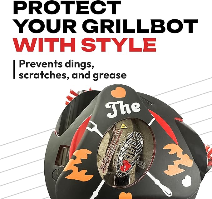 Grillbot Silicone Covers, The Ultimate Gift for Dad - Durable, Heat & Weather Proof, Easy-to-Use Grillbot Skin (The Grillfather)