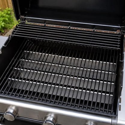 Uniflasy 7540 Flavorizer Bars for Weber Genesis E-310 E-320 S-310 S-320 Side-Control Grills, 24.5 in Heat Plates for Weber Genesis 300 Series,16GA Stainless Steel 5-Pack, Replaces 7539