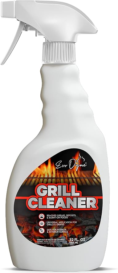 Evo Dyne Grill Cleaner Spray 3-Pack 32 oz Heavy-Duty Degreaser | Grill Cleaner - Bulk Cleaning Value - BBQ Degreaser - 3-Pack - Heavy-Duty Formula