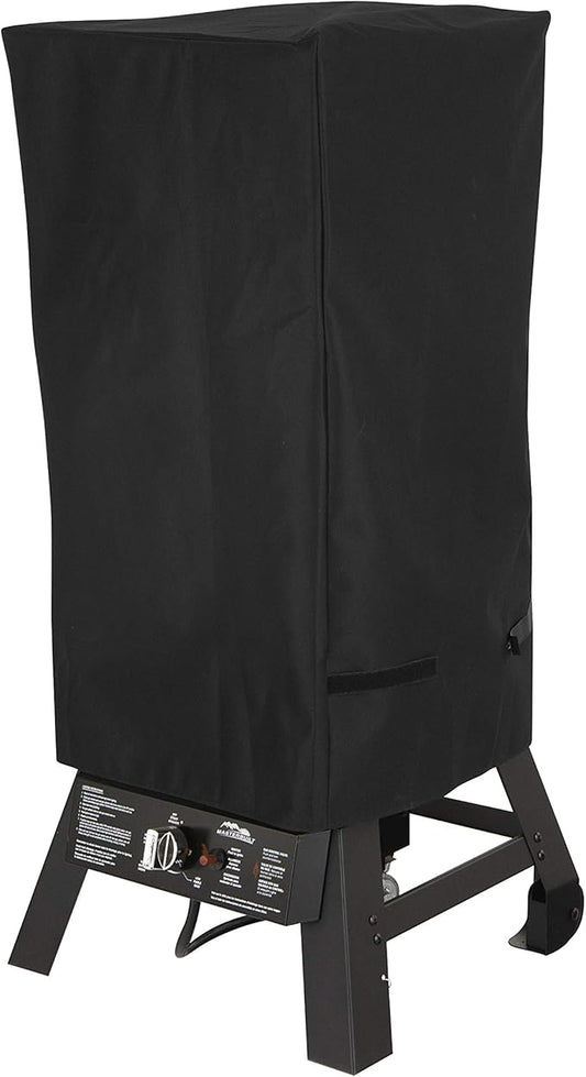 Modern Leisure 2980 Chalet Square Smoker Cover (18.5 L x 17 D x 34 H inches) Water-Resistant, Large, Black
