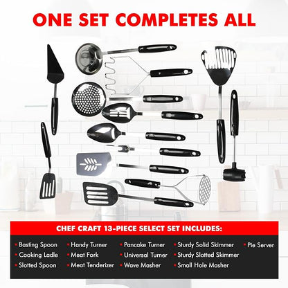 Chef Craft Select Sturdy Masher, 11 inch, Stainless Steel