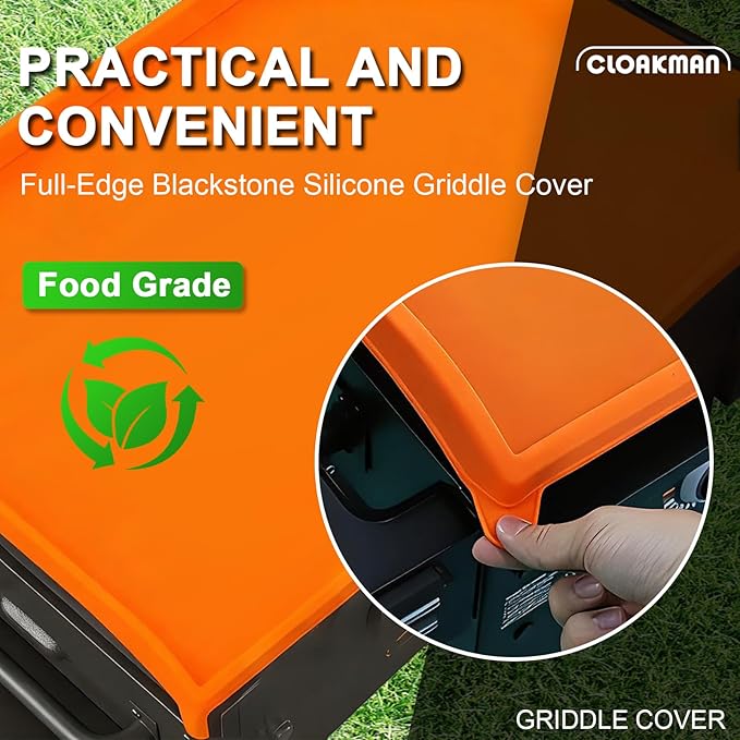 Full-Edge 36" Silicone Griddle Cover, Compatible with Blackstone Griddle, Food Grade Silicone Griddle Cover, Protect Your Griddle from Dirt & Rust All Year Round