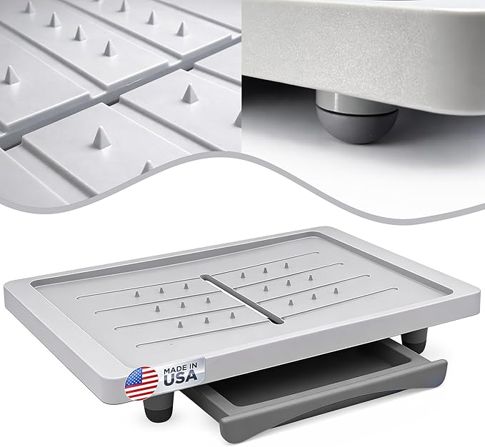 Large Cutting Board - Karving King Meal Prep System with Juice Groove, Spikes & Drip Tray - BPA Free Cutting Board - Patented Multi-Feature Design Carving Board - BBQ Essential & Kitchen Gifts