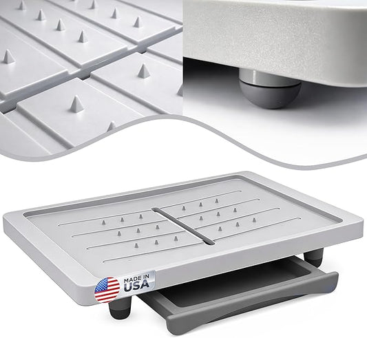 Large Cutting Board - Karving King Meal Prep System with Juice Groove, Spikes & Drip Tray - BPA Free Cutting Board - Patented Multi-Feature Design Carving Board - BBQ Essential & Kitchen Gifts