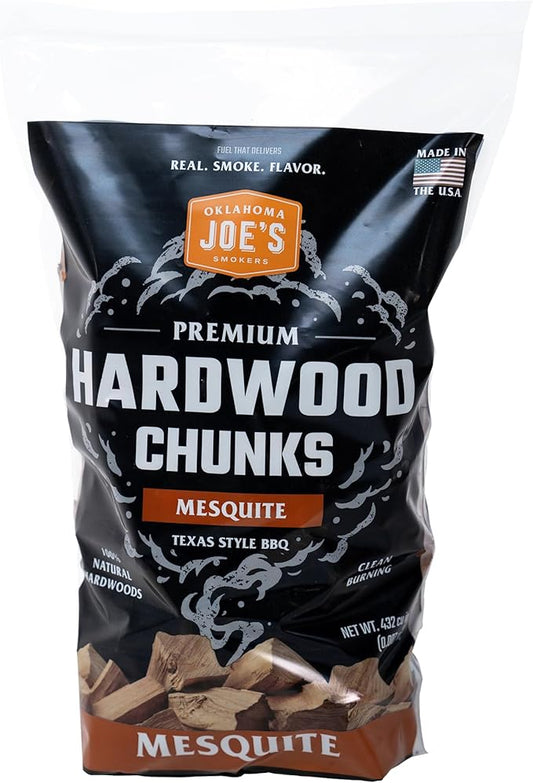Oklahoma Joe's Mesquite Wood Chunks, 432 cu in Bag - 3947293R04
