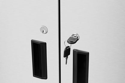 KoolMore 60 in. Stainless Steel Wall Cabinet with Hinged Doors, NSF Certified (KM-WMC-1560-S)