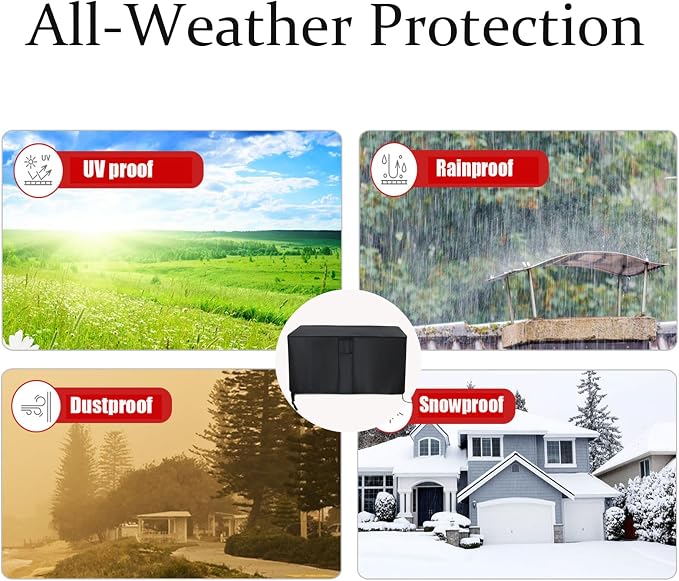 Storage Sheds Cover Fit for Devoko Outdoor Storage Cabinet | Waterproof Storage Box Storage Cabinet Cover- 48"L x 26"W x 37"H