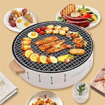 HBJWOV Barbecue Grill Outdoor Home Barbecue Rack Camping Charcoal Grill Indoor Barbecue Grill Meat Rack