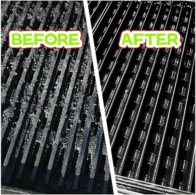 Grill Brush and Scraper,Stainless Steel Food-Grade Brush Head,Outdoor Grill Cleaning Brush Safe BBQ Grill Accessories Cleaner forGas/Charcoal Grilling Grates, Wizard Tool (3.1inch)