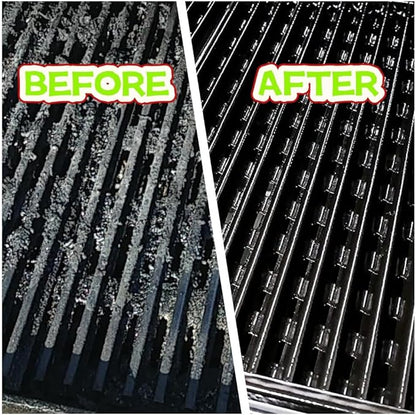Grill Brush and Scraper,Stainless Steel Food-Grade Brush Head,Outdoor Grill Cleaning Brush Safe BBQ Grill Accessories Cleaner forGas/Charcoal Grilling Grates, Wizard Tool (3.1inch)