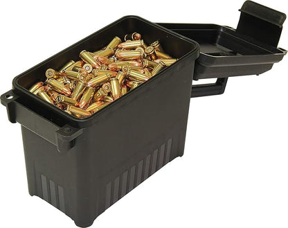MTM AC15-40 Ammo Can Mini for Bulk Ammo, Water-Resistant Seal, Double Padlock Tabs, 12-Pound Capacity, USA Made, Black