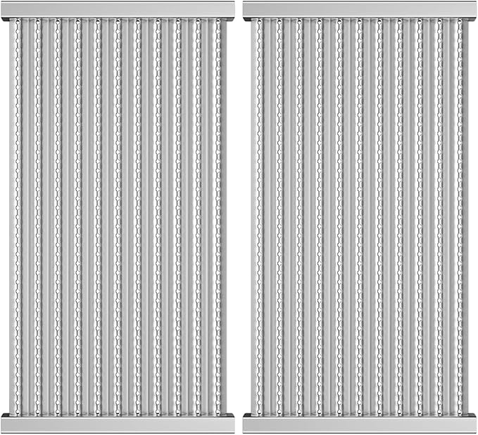 17 1/8 X 9 3/8" Grill Emitter Grates for Charbroil TRU-Infrared 2 Burner 463644220 463642316, G362-2100-W1 Replacement for Charbroil Parts 463632320 463675016 463245518 463675016P1 466642316 466642416