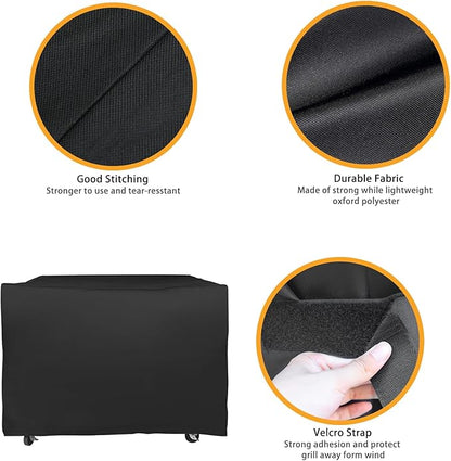 Grill Cover for for Royal Gourmet GB4000 GB4000F, 45 inch 600D Heavy Duty Cover CR4014, Durable Outdoor BBQ Waterproof Grill Cover