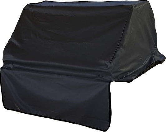 Formosa Covers Built-in BBQ Outdoor Gas Grill Cover 33" L x 30" D x 16" H Vinyl Black Fits Blaze 33 Inch, Heavy-Duty Waterproof Black Vinyl Outdoor Island Guard