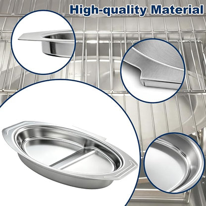 9007180374 Water Bowl Replacement Parts for Masterbuilt 40-inch Digital Electric Smoker, Large Water Pan for Masterbuilt Smoker MB20071619, MB20071719, MB20071819, MB20072618, MB20072718, MB20072918