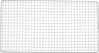 HARFINGTON Square BBQ Grill Net 26x62cm Stainless Steel Cross Wire Barbecue Mesh Mat for Baking Smoking Charcoal Grilling Roasting