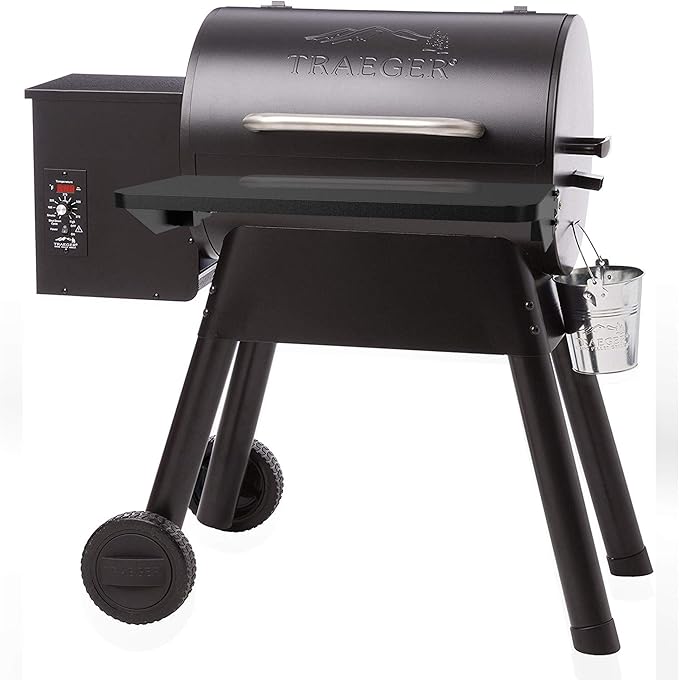 Stanbroil Folding Front Shelf for Traeger 20 Series, Tailgater, Renegade Pellet Grills, Grill Accessories for Traeger BAC361 Folding Shelf, Black