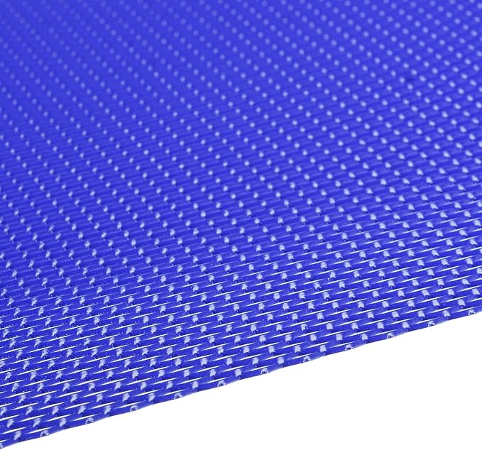 AggAuto Universal 40"x13" Car Grill Mesh 4x8mm Rhombic Hole Blue | Aluminum Alloy Automotive Grille Insert Bumper, One of the Most Multifunctional Shape Grids 100x33cm