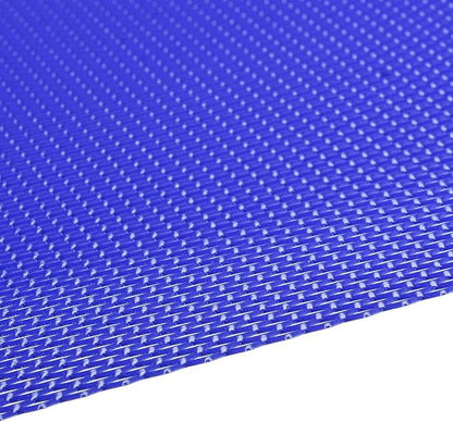 AggAuto Universal 40"x13" Car Grill Mesh 4x8mm Rhombic Hole Blue | Aluminum Alloy Automotive Grille Insert Bumper, One of the Most Multifunctional Shape Grids 100x33cm