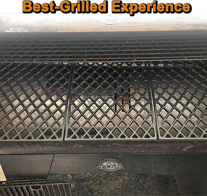 PB1000XLW1 Grill Grates Replacement Parts for Pit Boss 1000 Series Cooking Grates Austin XL PB1000T2 PB1000SC PB1100SPW PB1000T4 Pitboss PB1000SC1 PB1100SP PB1000XL-036-R00 Cast Iron Grill Grids