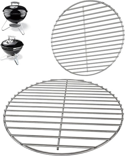 Round Grate Kit for Weber 14-inch Smokey Joe and Smokey Joe Gold / Silver Accessories, Parts for Weber Charcoal Grill Parts 7431 & 7439 Charcoal Grates, 304 Stainless Steel for Tuck-N-Carry Grills