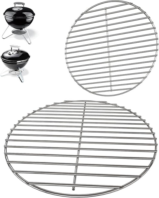 Round Grate Kit for Weber 14-inch Smokey Joe and Smokey Joe Gold / Silver Accessories, Parts for Weber Charcoal Grill Parts 7431 & 7439 Charcoal Grates, 304 Stainless Steel for Tuck-N-Carry Grills