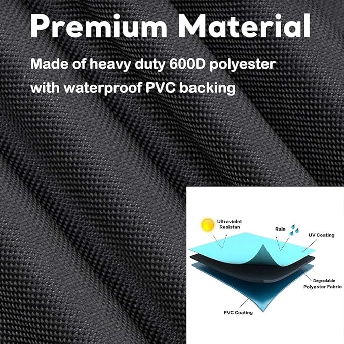 Uniflasy Grill Cover for Pit Boss Austin XL & Rancher XL 1000S, 1000SC, 1000SQ, 1000SC2, 1100 Pro, 1000, 1100, 1150, 1500 Series Wood Pellet Grills, Heavy Duty Grill Covers for PB Pit Boss Austin XL