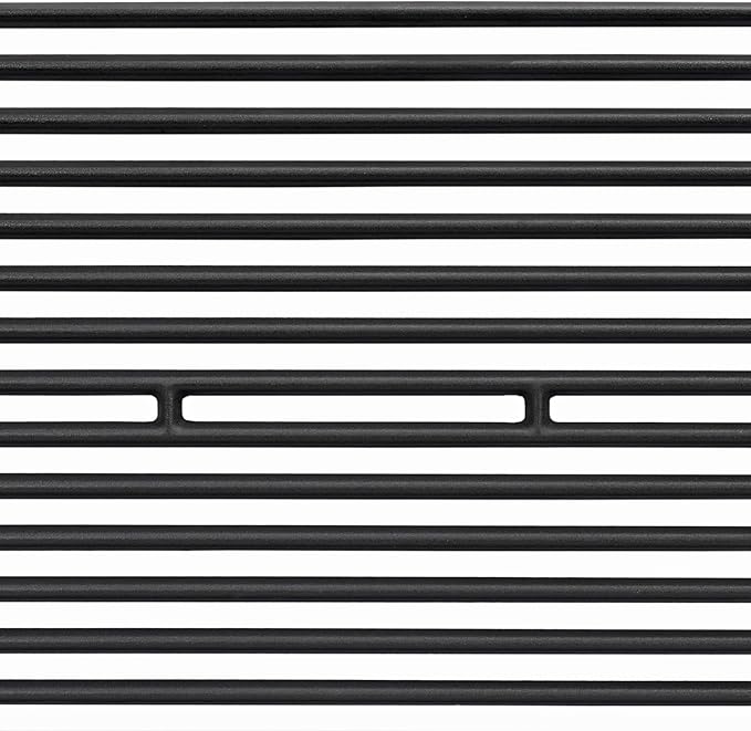 Leship 15" Grill Grates Replace for Broil King 9453-54,9453-57,9453-64,9865-54,9453-67,Broil-Mate,Sterling,Huntington Gas Grills. Heavy Duty Cast Iron Cooking Grid Grates (15" x 12 3/4")